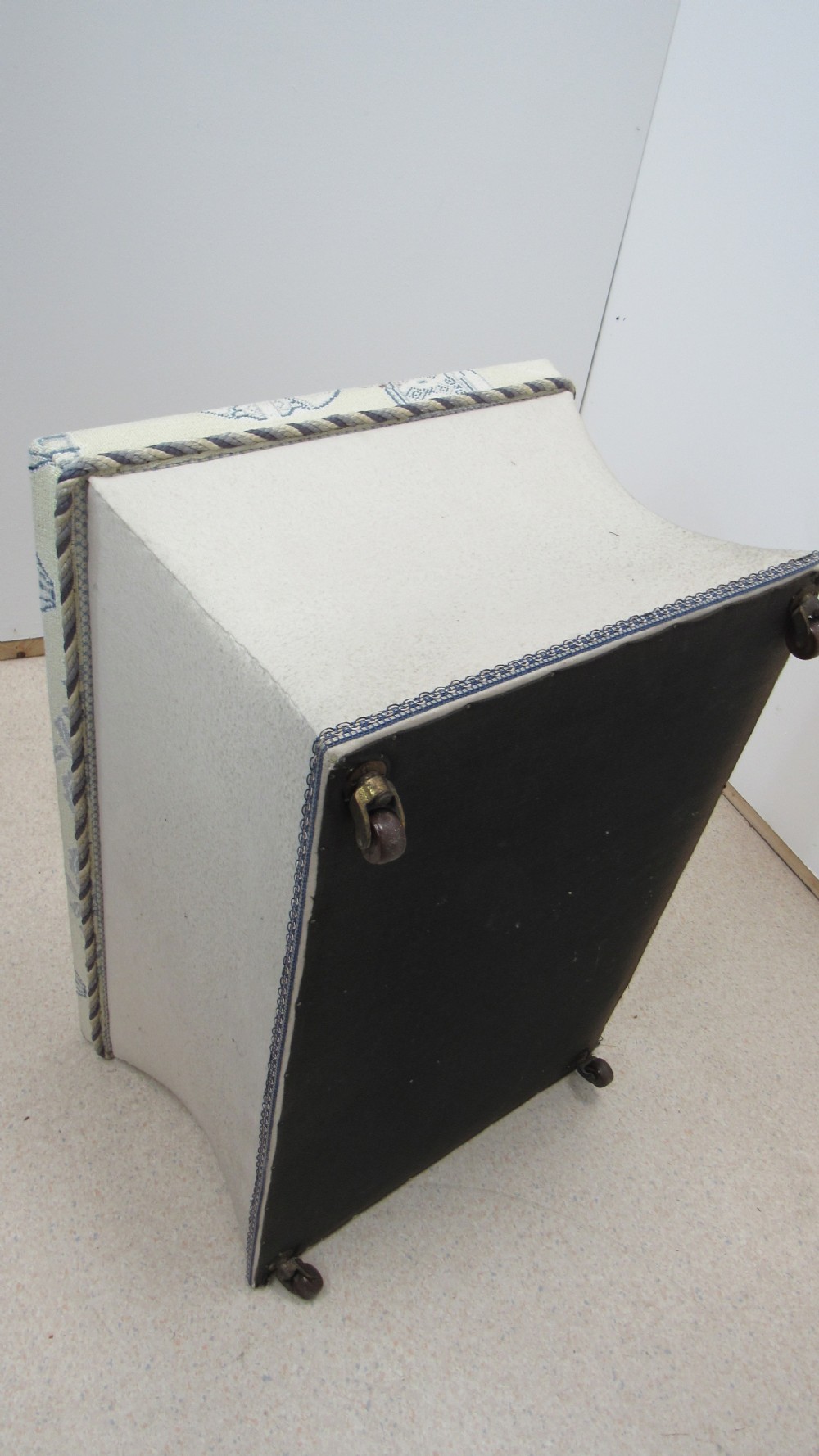lovely upholstered ottoman View VII