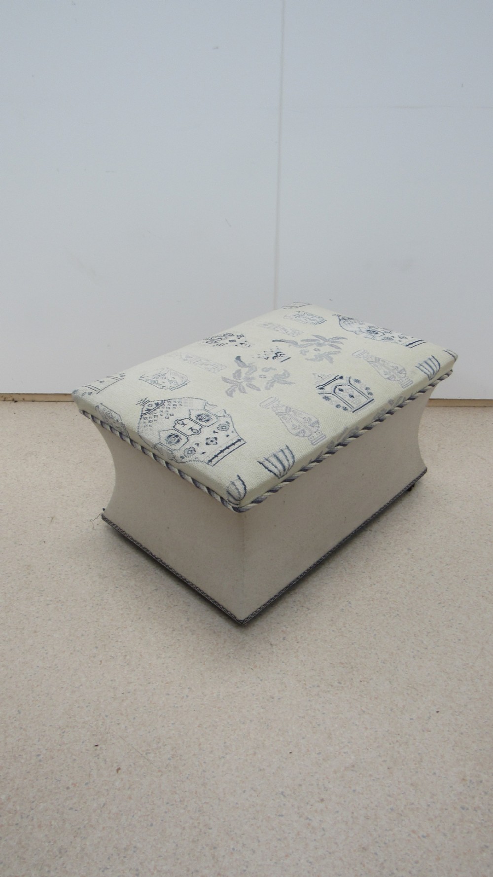 lovely upholstered ottoman View IX