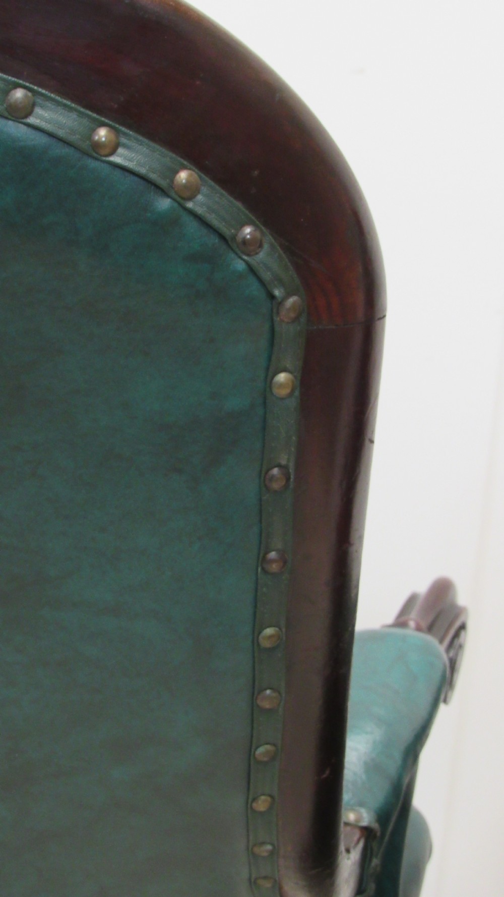 Pair of leather library chairs  View XVIII