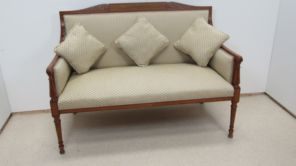 Superb elegant satinwood sofa  View II