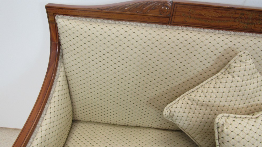 Superb elegant satinwood sofa  View XVIII