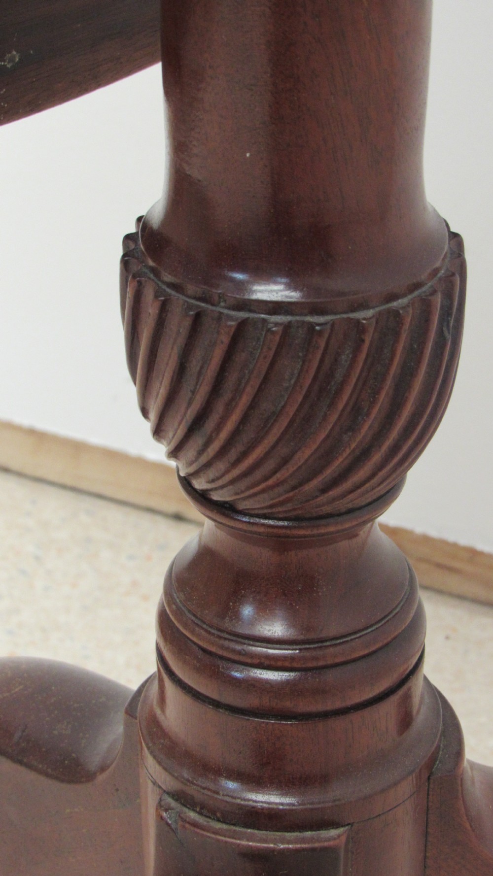 Georgian mahogany tripod table View VI