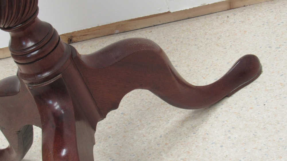 Georgian mahogany tripod table View VII
