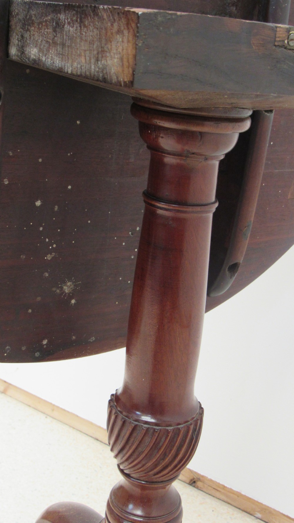 Georgian mahogany tripod table View IX