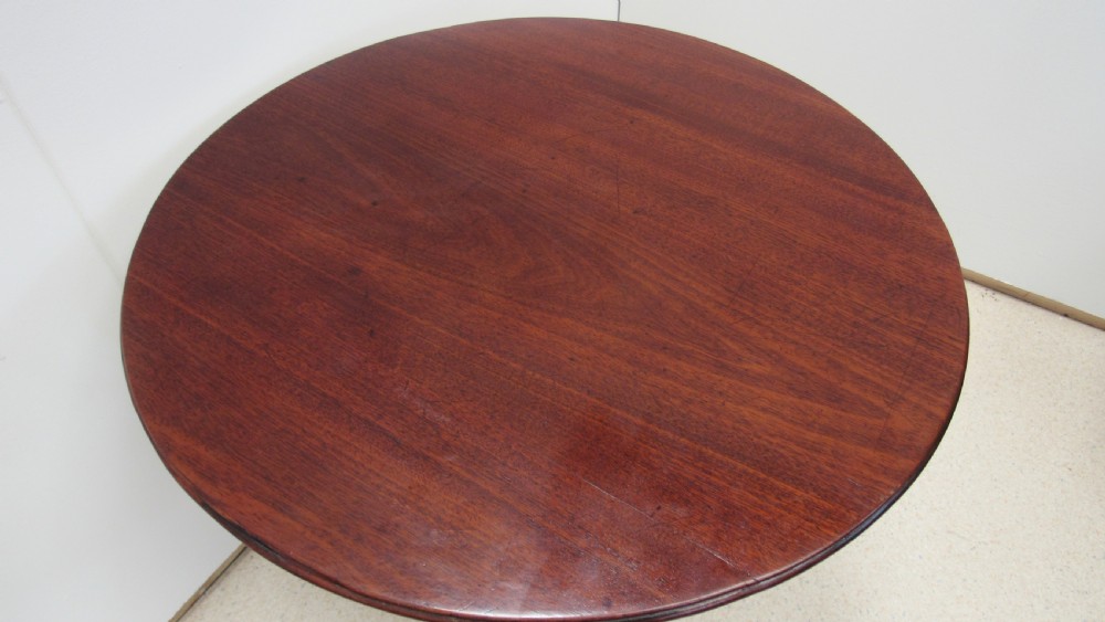 Georgian mahogany tripod table View XI