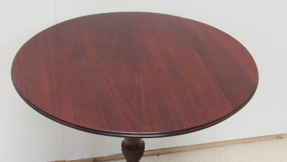 Georgian mahogany tripod table View XVI