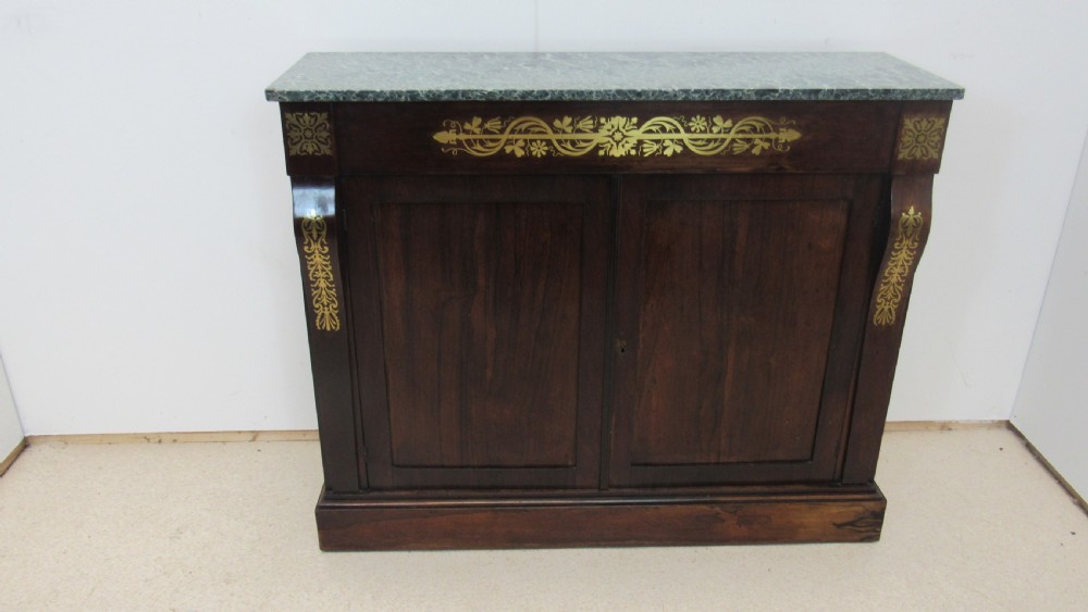 Rosewood regency side cabinet