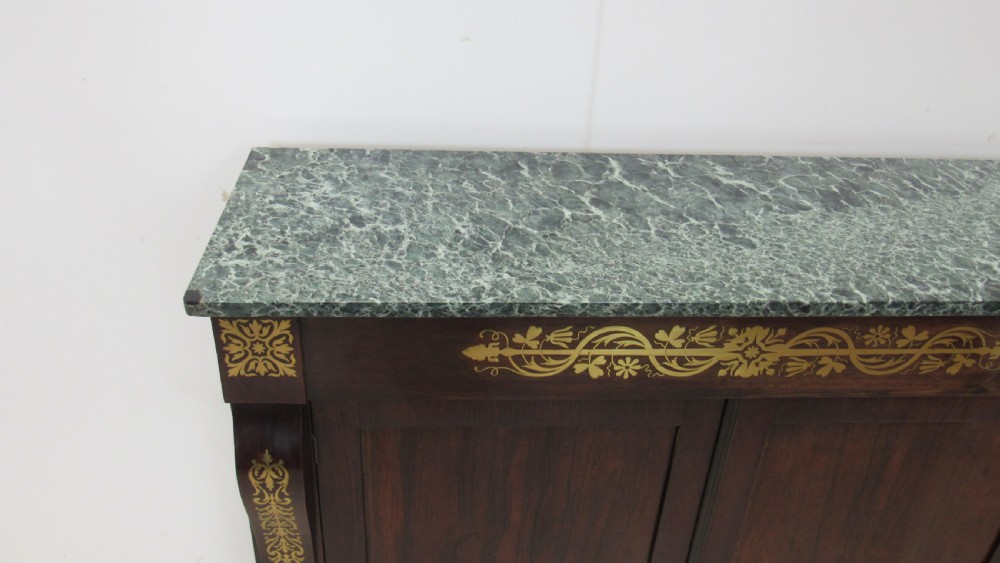 Rosewood regency side cabinet View V