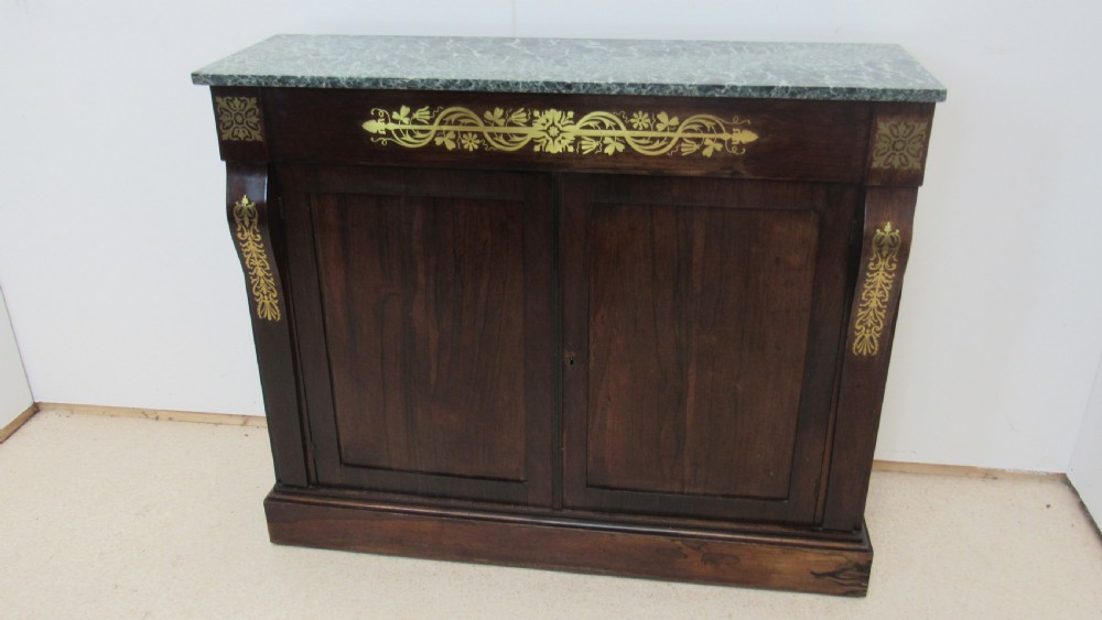 Rosewood regency side cabinet View VIII