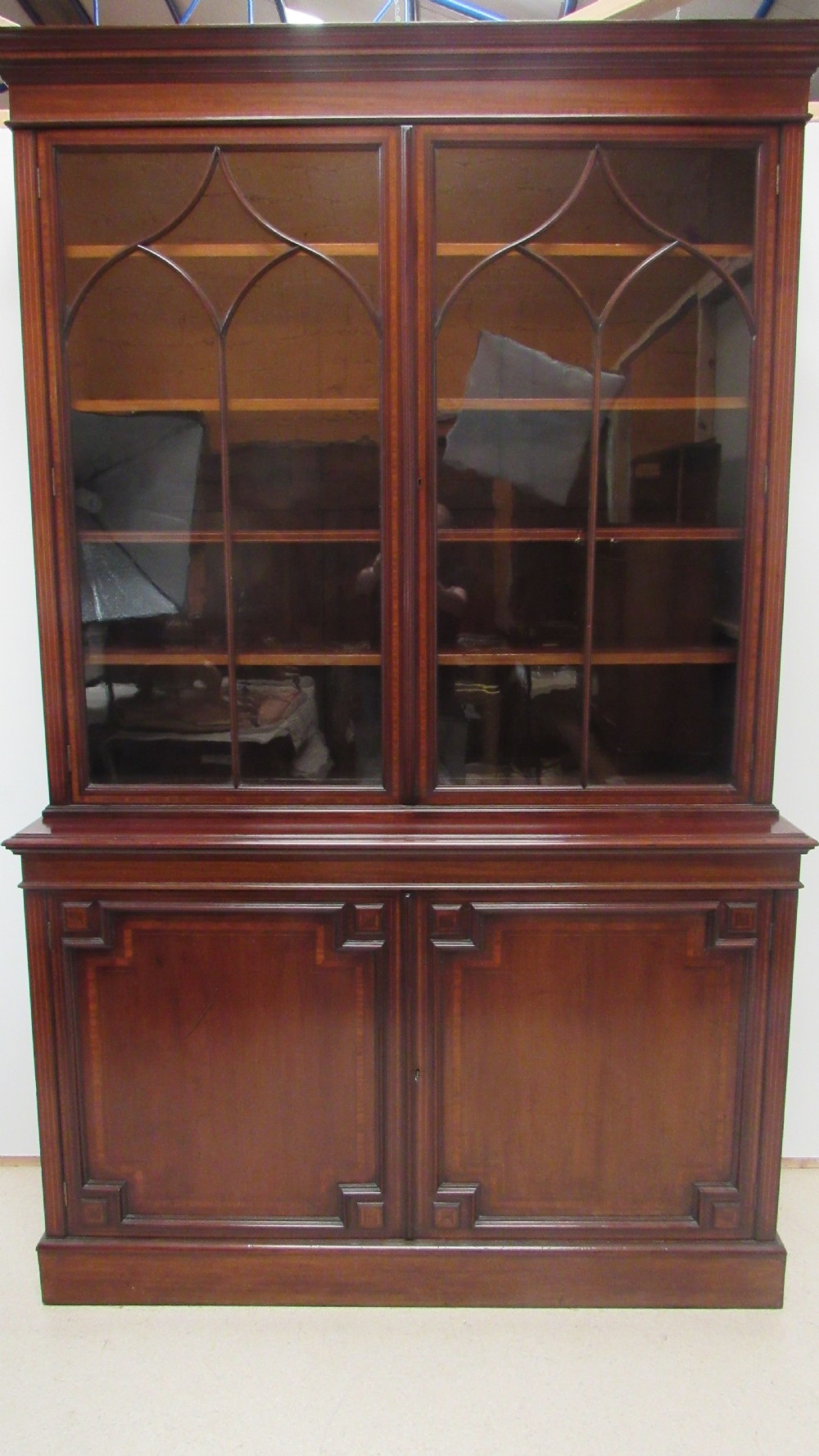 Superb 19thc library bookcase 