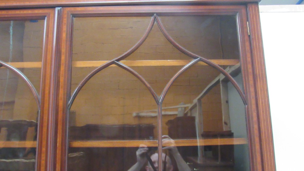Superb 19thc library bookcase  View V