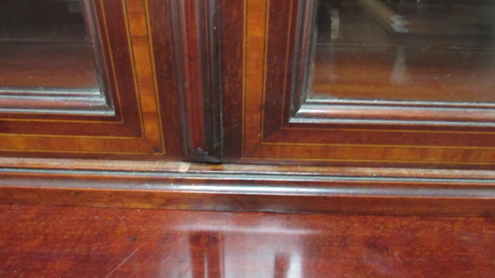 Superb 19thc library bookcase  View IX