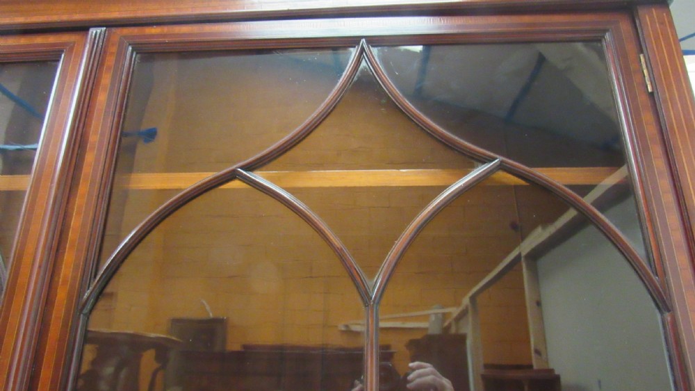 Superb 19thc library bookcase  View X