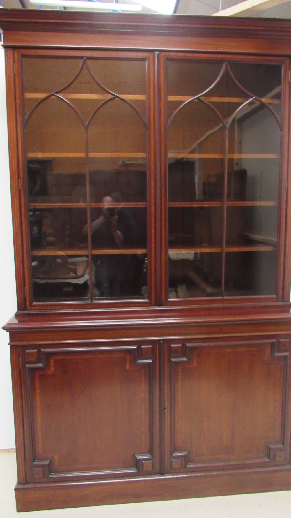 Superb 19thc library bookcase  View XII