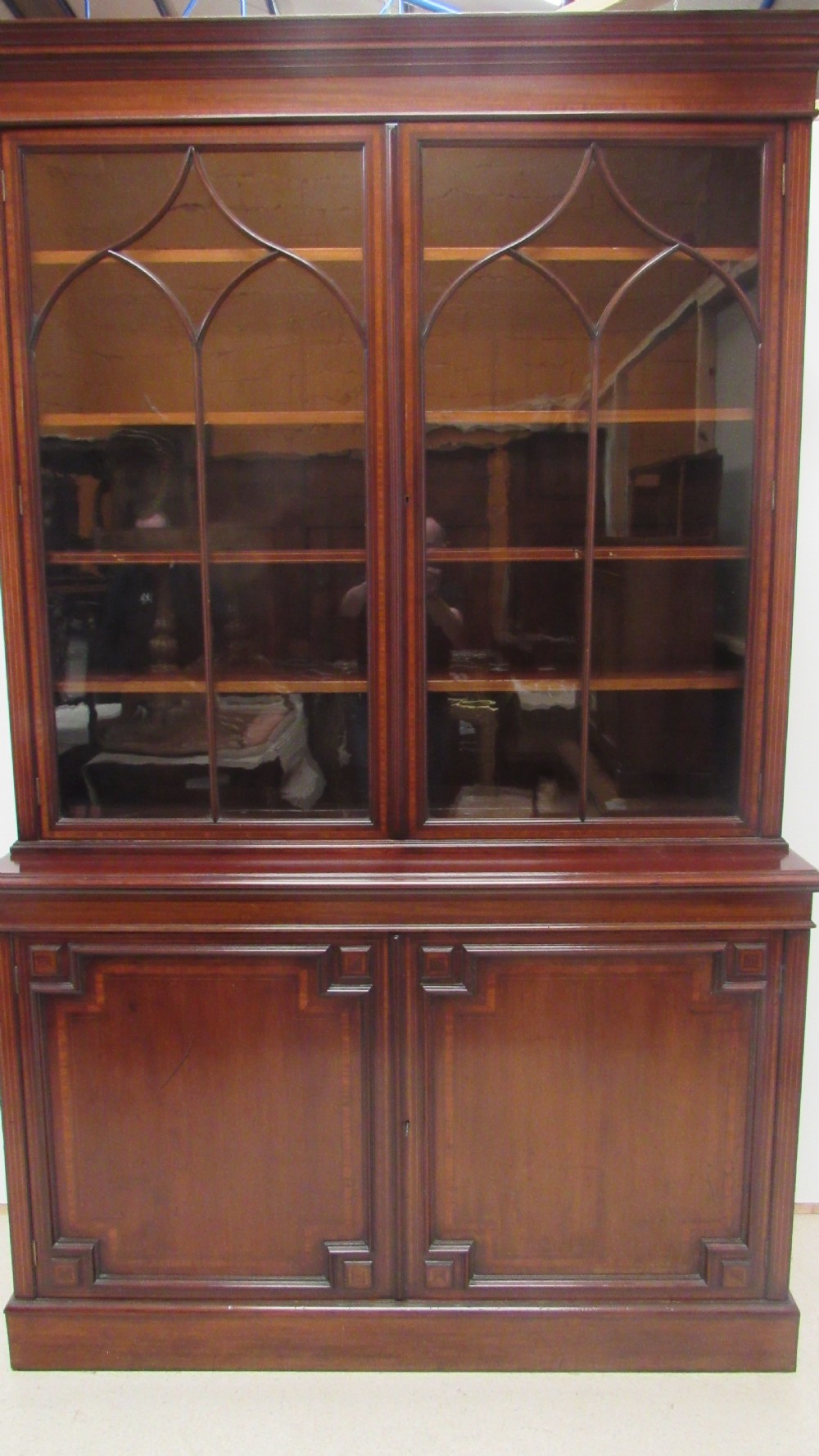 Superb 19thc library bookcase  View XIII