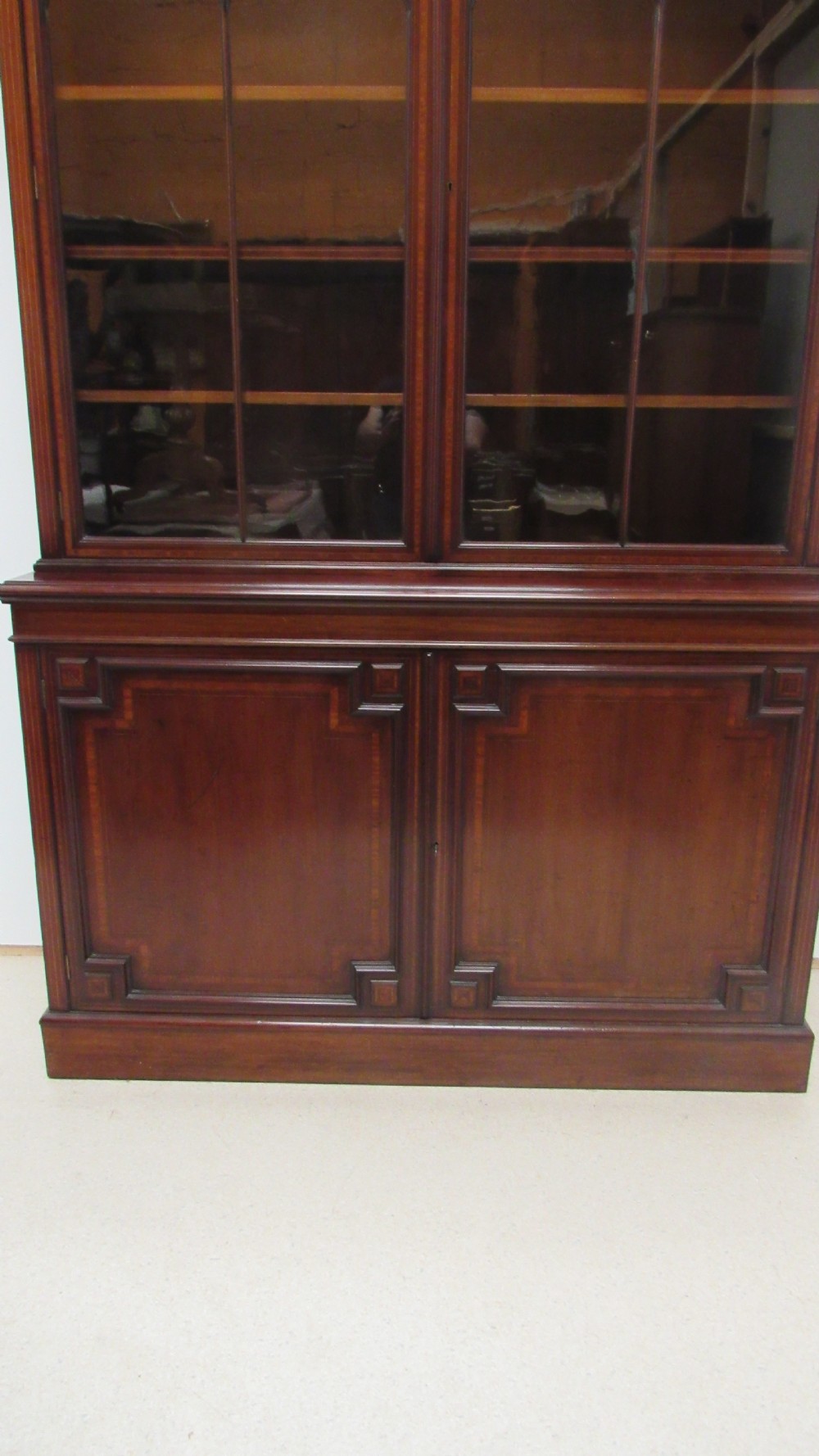 Superb 19thc library bookcase  View XIV