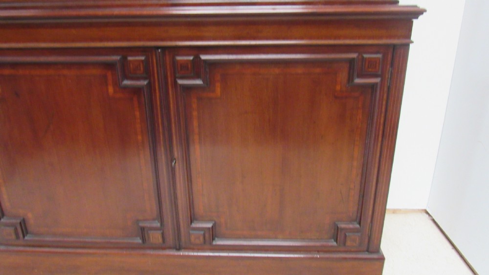 Superb 19thc library bookcase  View XVII