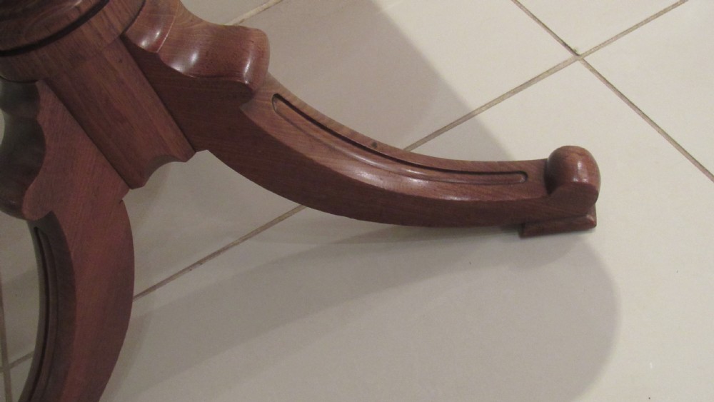 George 1V mahogany table  View V