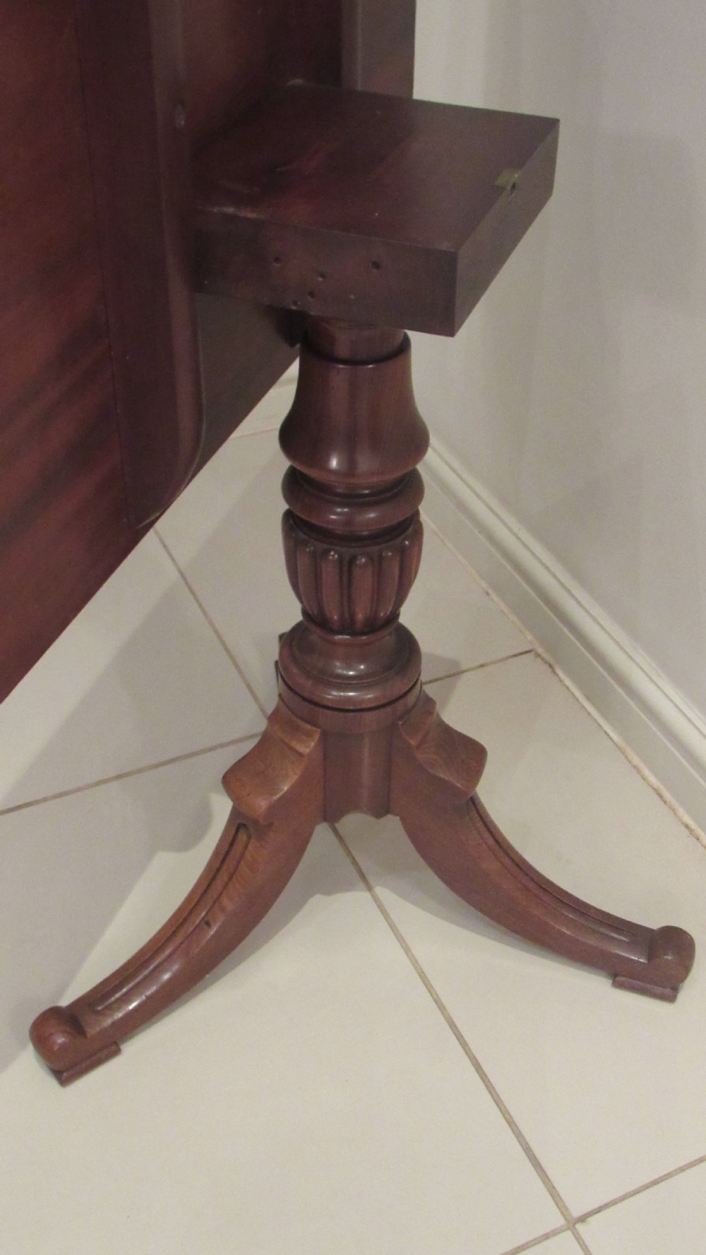 George 1V mahogany table  View XII