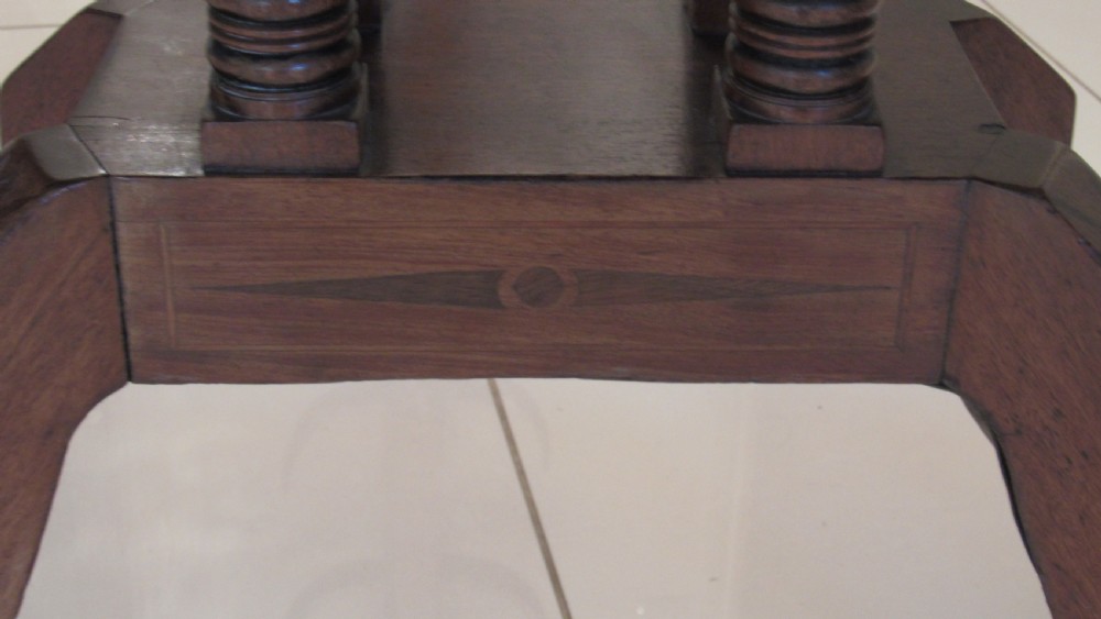 Wonderful pair of Georgian mahogany card tables View VII