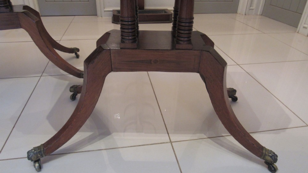 Wonderful pair of Georgian mahogany card tables View IX