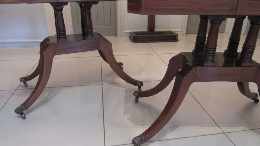 Wonderful pair of Georgian mahogany card tables View XI