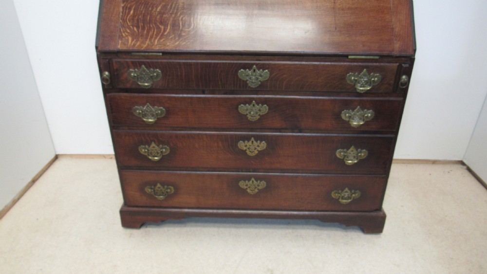 Lovely 18th century oak bureau  bookcase View II