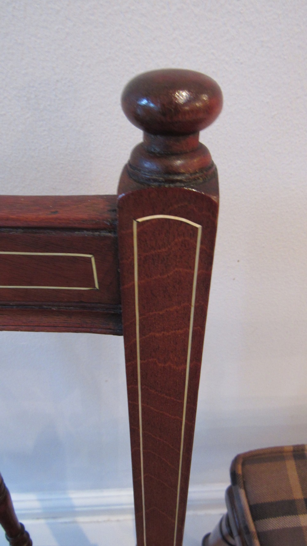 Superb pair of inlaid chairs View XI