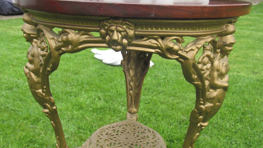 19th c garden table View XI
