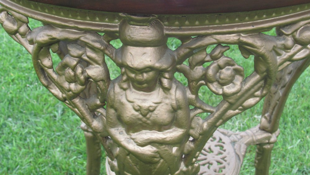 19th c garden table View XVII