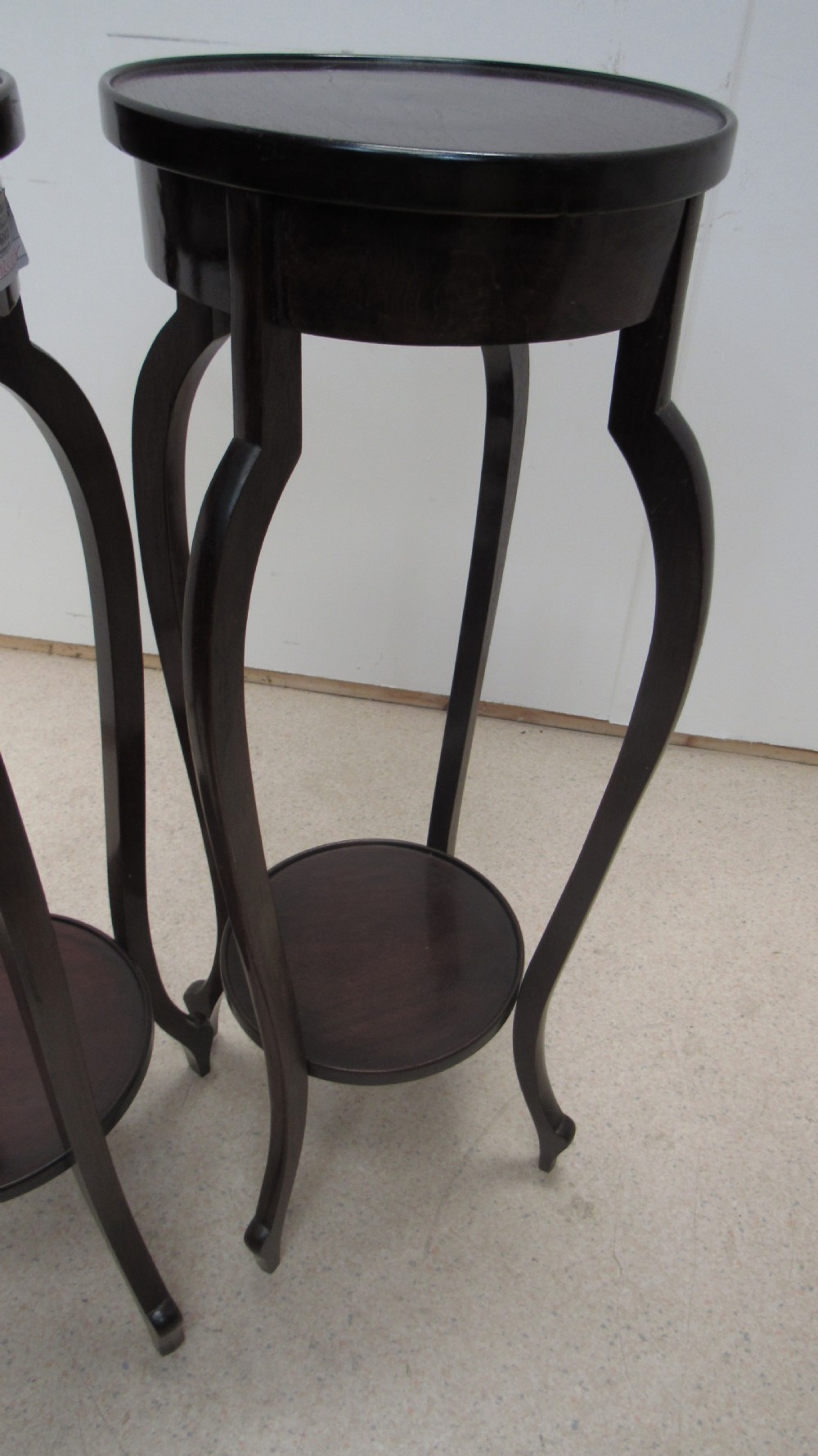 Pair of mahogany jardiniere stands View VII