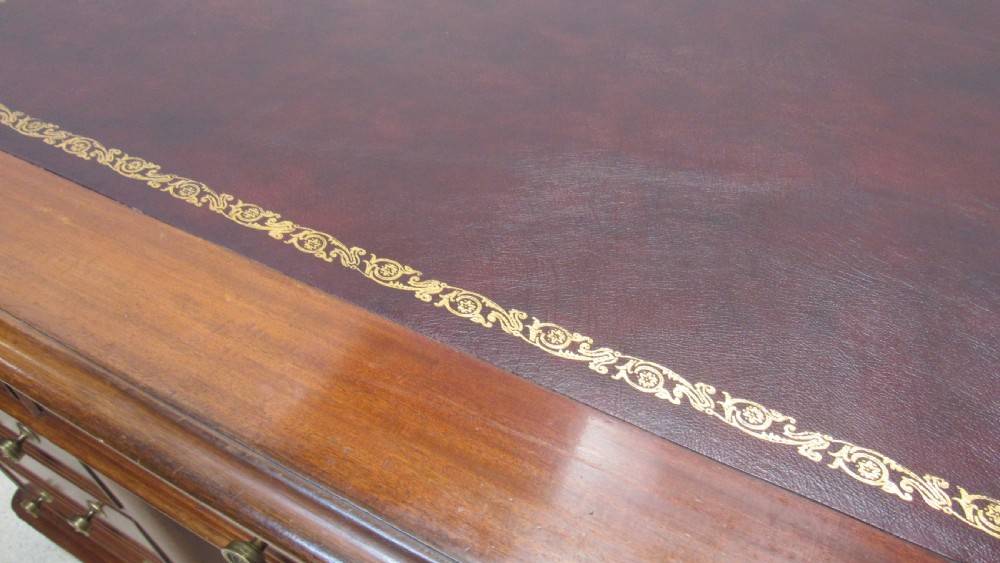 Superb large Victorian partners desk View V