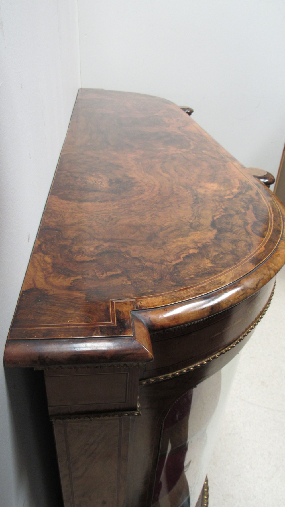 Wonderful quality walnut credenza View VII