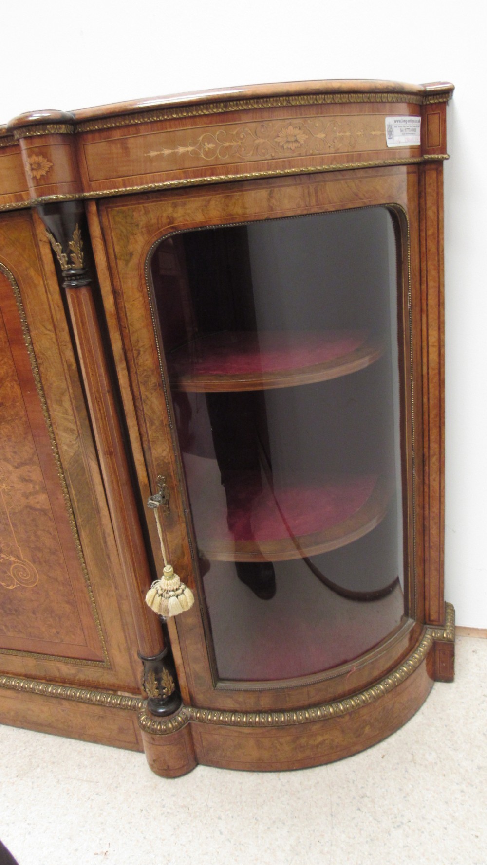 Wonderful quality walnut credenza View IX