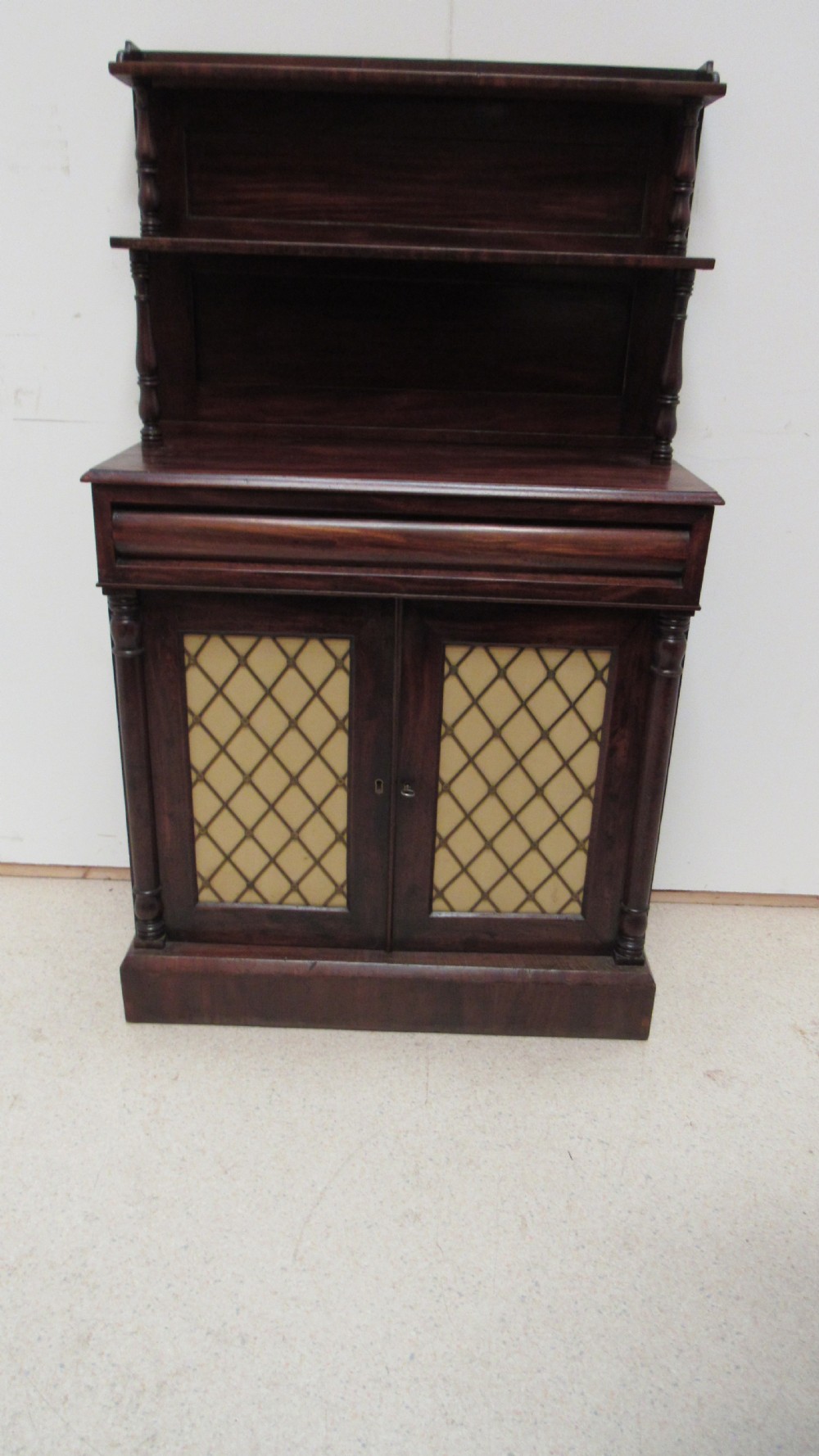 A lovely small mahogany side cabinet
