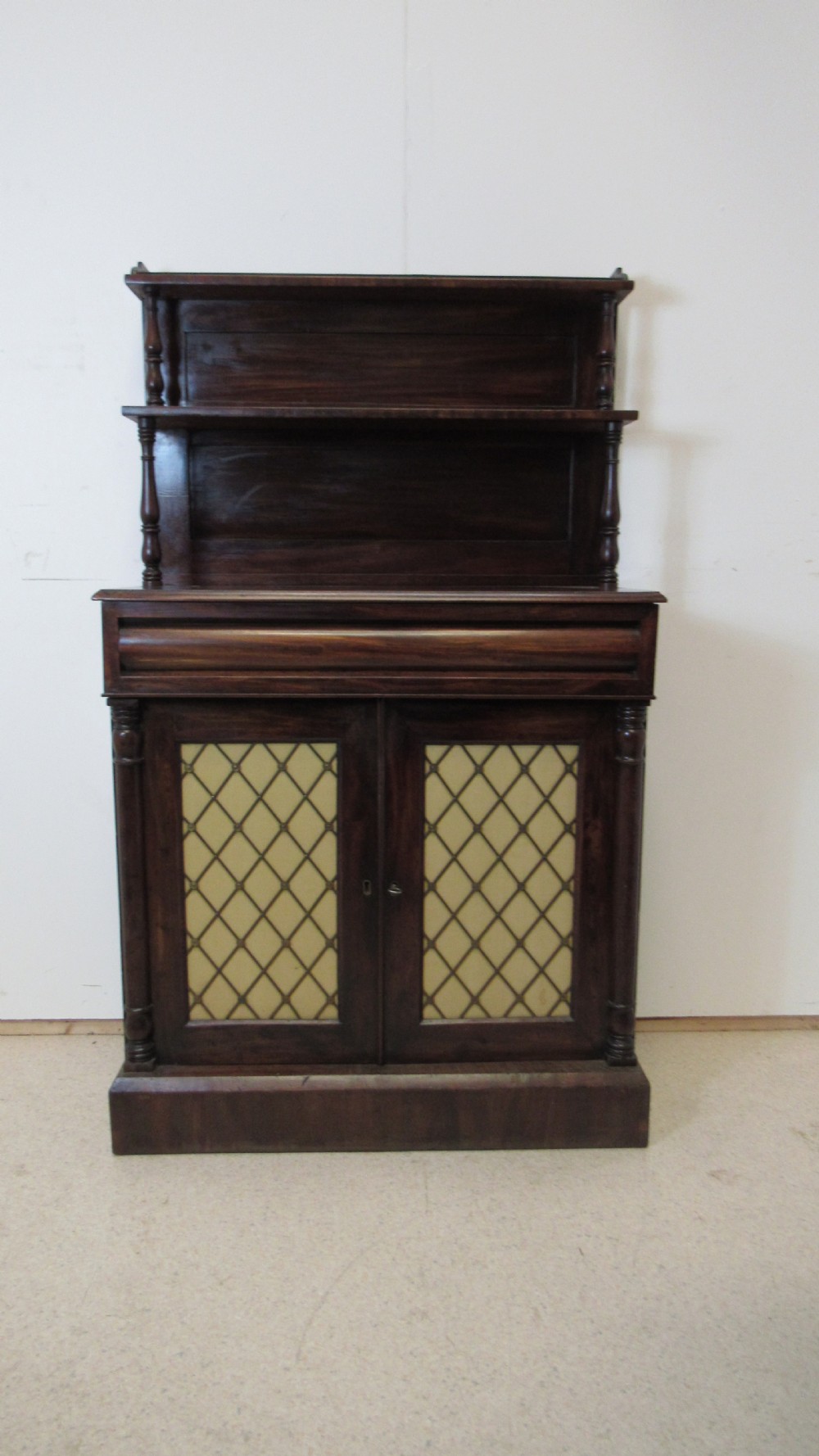 A lovely small mahogany side cabinet View II