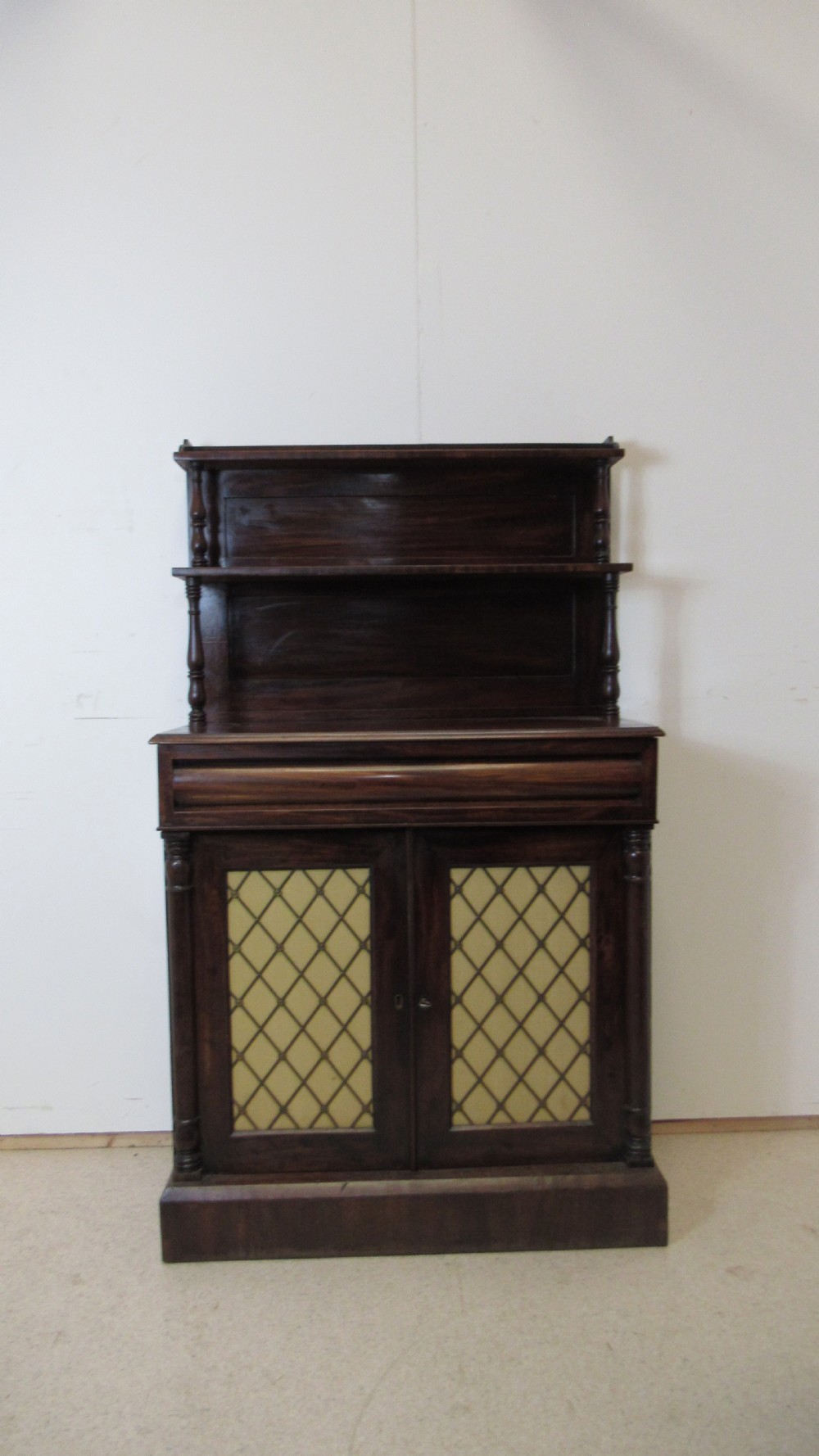 A lovely small mahogany side cabinet View III