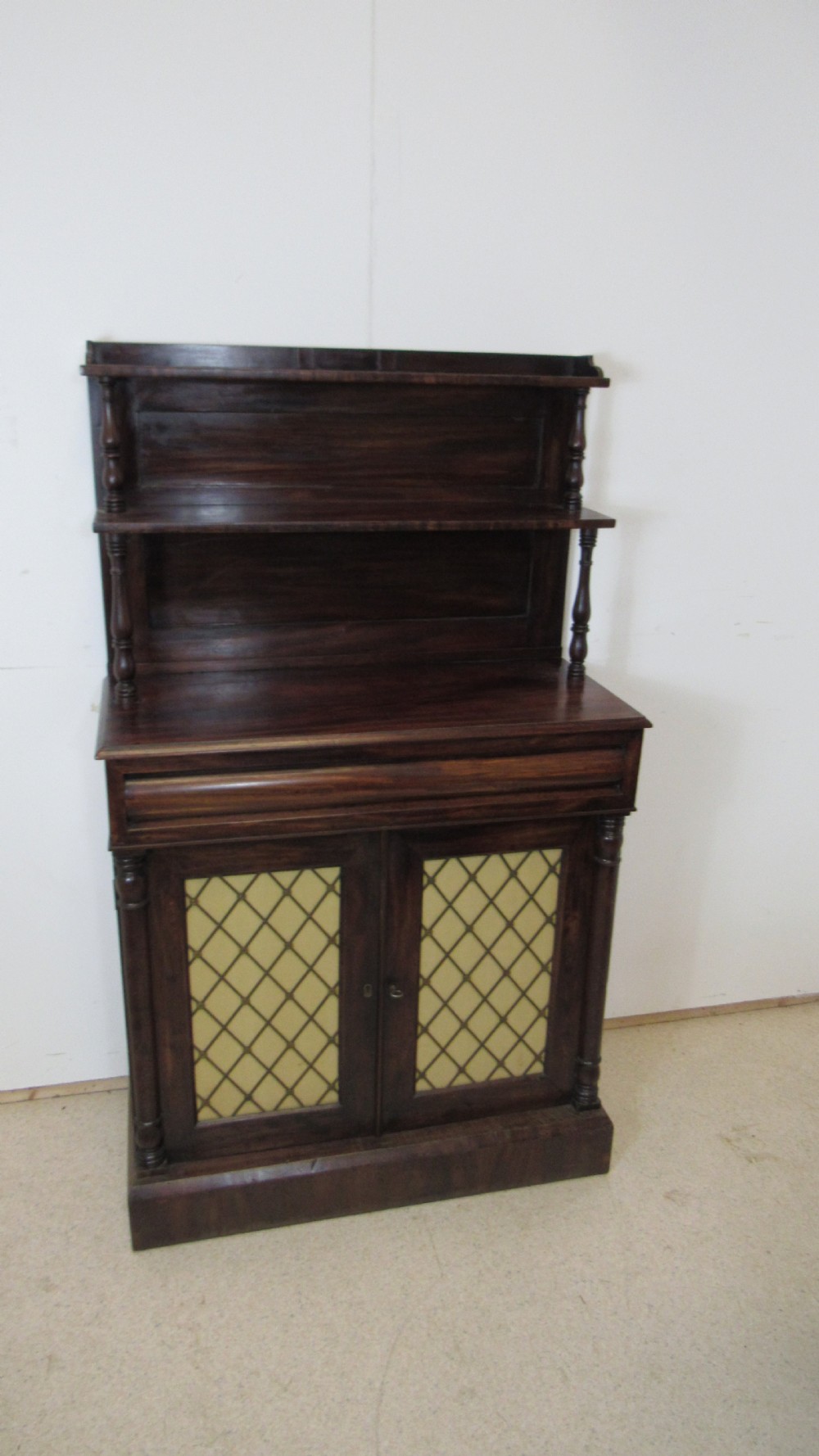 A lovely small mahogany side cabinet View V