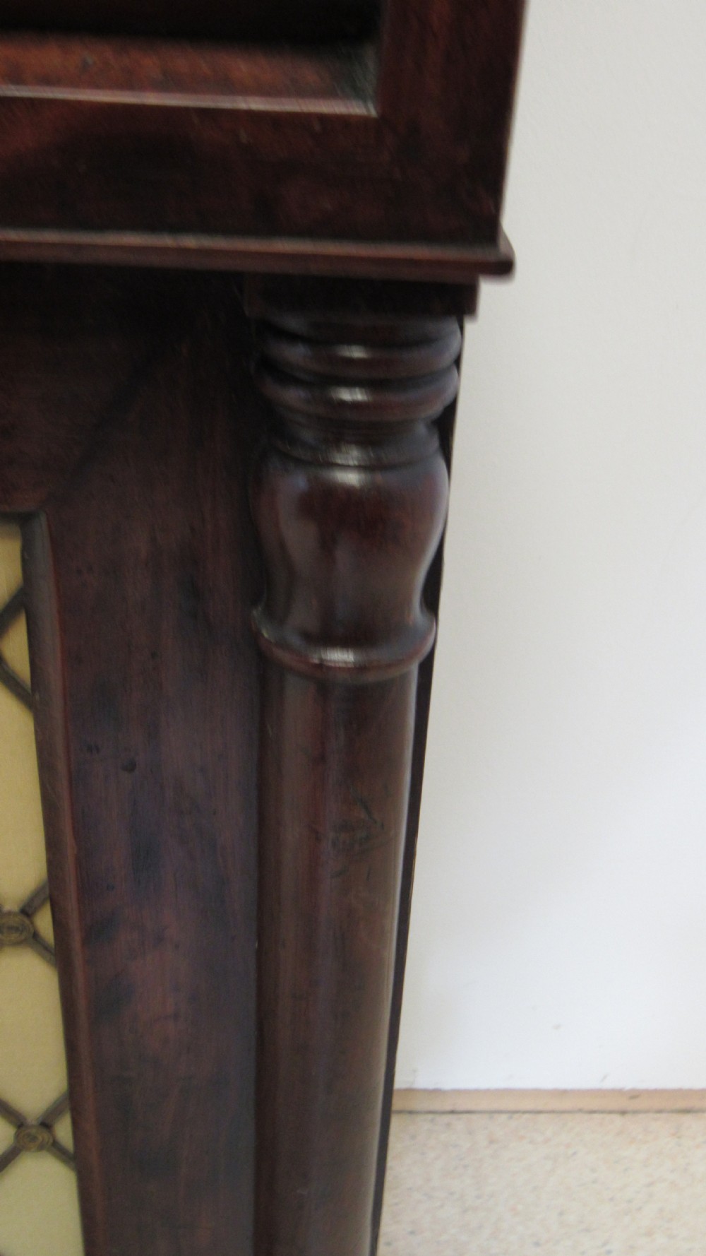 A lovely small mahogany side cabinet View VII