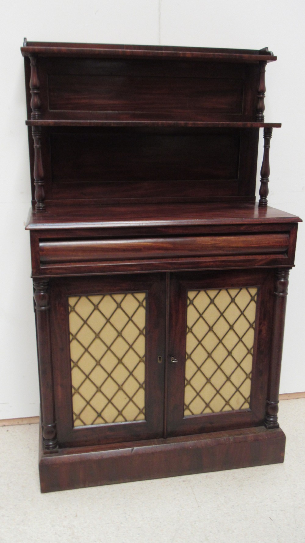 A lovely small mahogany side cabinet View VIII