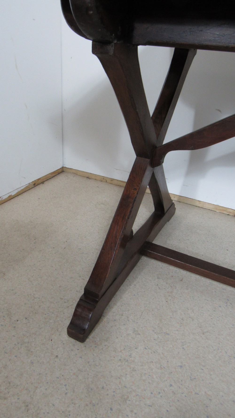 Wonderful arts and crafts refectory  table  View III
