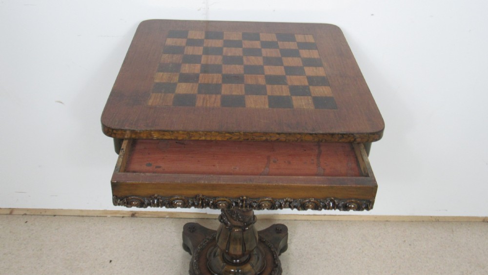 Superb William IV side table  View III