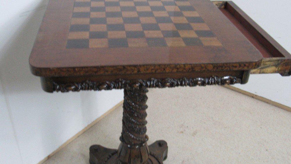 Superb William IV side table  View XIV