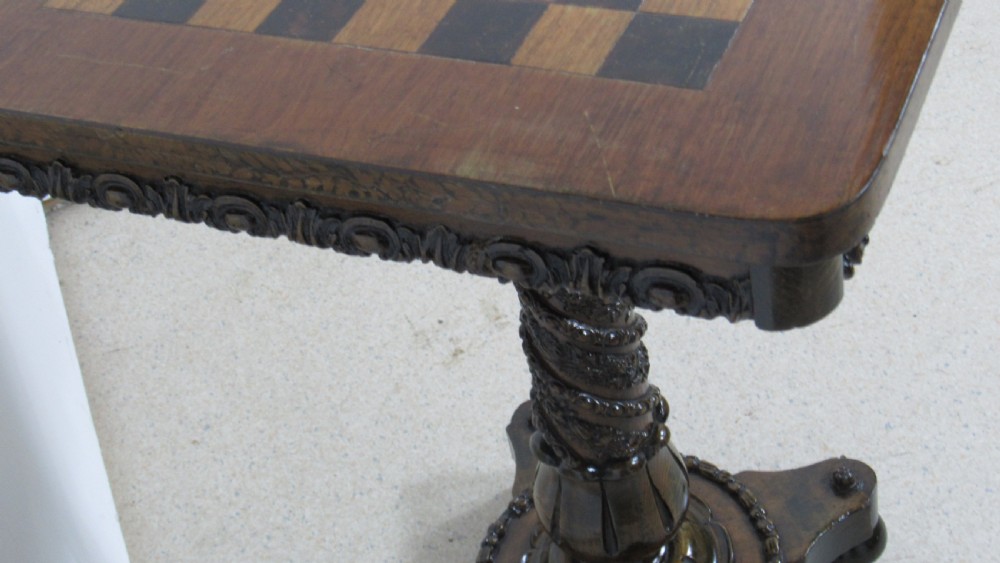 Superb William IV side table  View XVI