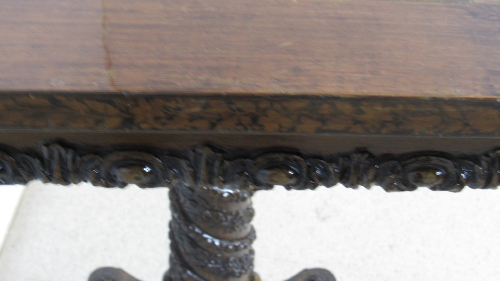 Superb William IV side table  View XVIII