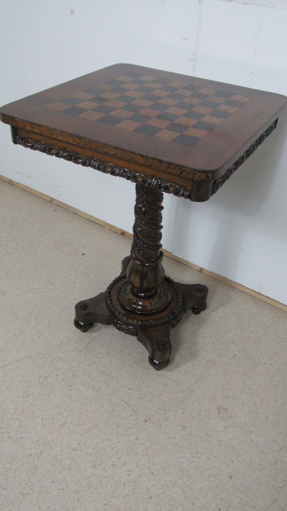 Superb William IV side table  View XIX