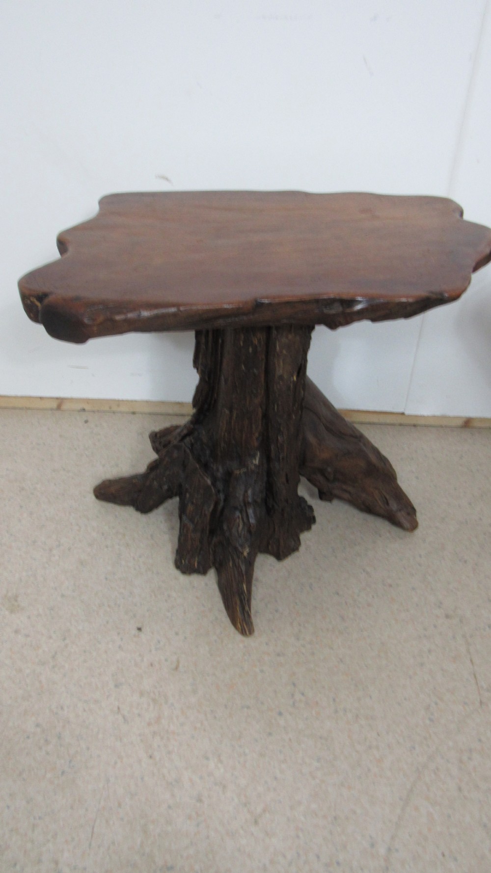 Unusual and rare pair of tree occasional tables View VIII