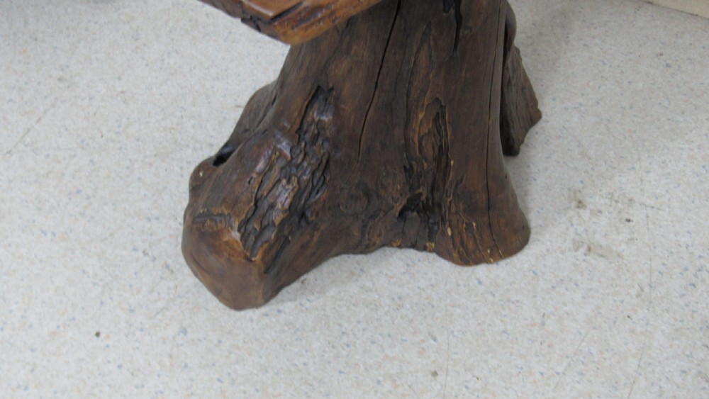 Unusual and rare pair of tree occasional tables View X