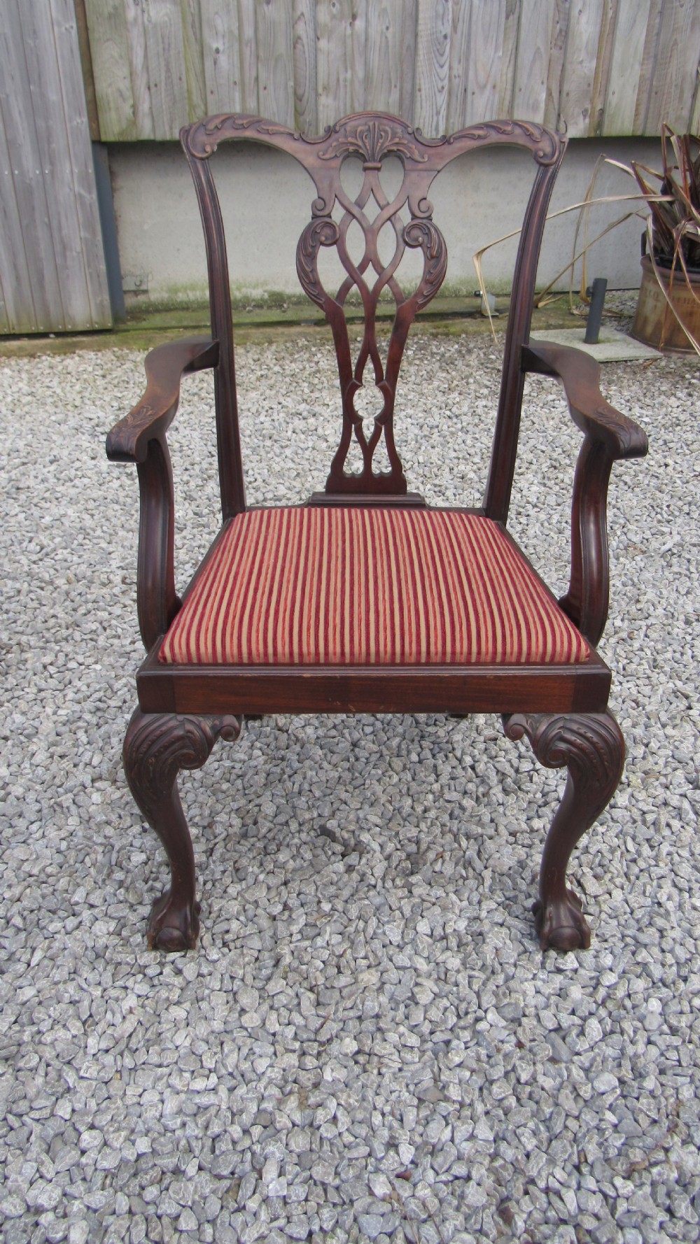 A wonderful set of 8 Chippendale dining chairs View VIII