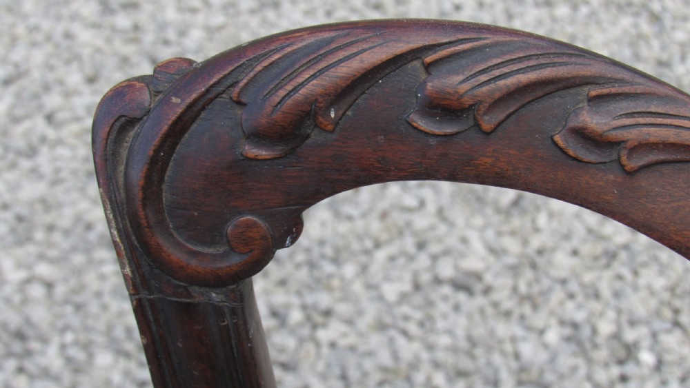 A wonderful set of 8 Chippendale dining chairs View XII